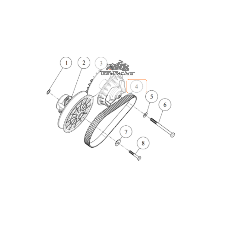 Courroie de variateur AT5S et L / AT10L et UT6