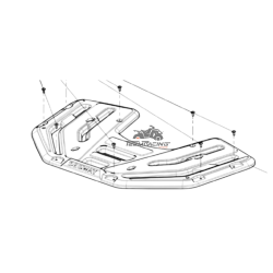 Cache plastique Porte-Bagages Avant pour AT5 AT6 SEGWAY