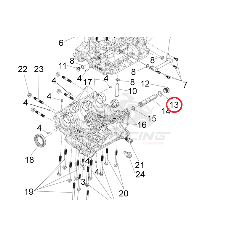 JOINT TORIQUE CREPINE HUILE MOTEUR SX10 UT10 SEGWAY